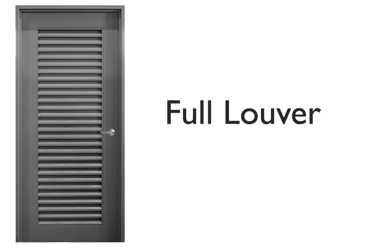 Single Leaf Full Louver